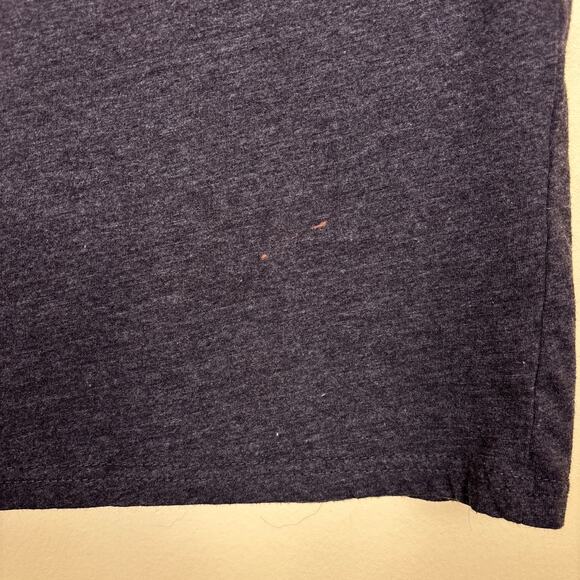 Harry Potter T-Shirt Youth Size L Gray Short Sleeve Crewneck Muggle Print Cotton - Picture 7 of 7